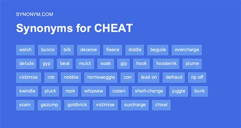 cheat synonym|different synonyms words cheat.